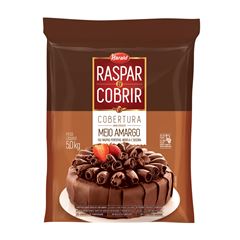CHOCOLATE MEIO AMARGO RASPAR E COBRIR HARALD BARRA 5KG   