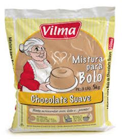 MISTURA BOLO CHOCOLATE SUAVE VILMA SACO 5KG 