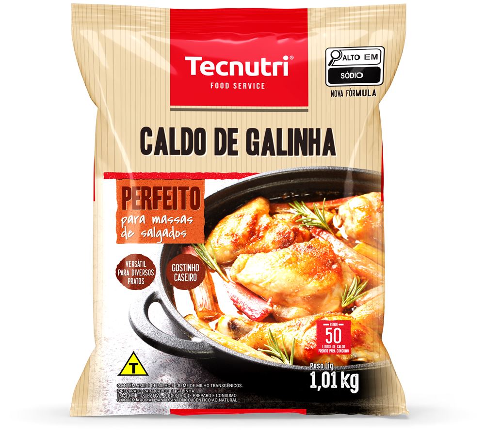 CALDO DE GALINHA TECNUTRI PACOTE 1,01KG