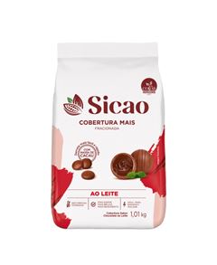 COBERTURA CHOCOLATE AO LEITE GOTAS SICAO PACOTE 1,01KG