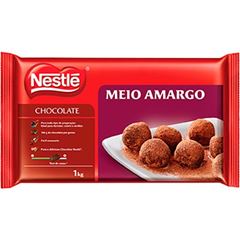 CHOCOLATE MEIO AMARGO NESTLE BARRA 1KG   