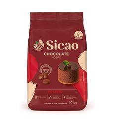CHOCOLATE NOBRE AO LEITE GOTAS SICAO PACOTE 1,01KG