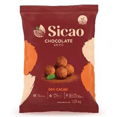 CHOCOLATE EM PO 50% SICAO PACOTE 1,01KG
