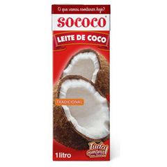 LEITE COCO TRADICIONAL 30% DE GORDURA SOCOCO TETRA PACK 1L    