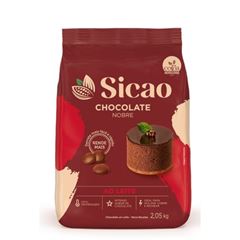 CHOCOLATE NOBRE AO LEITE GOTAS SICAO PACOTE 2,05KG