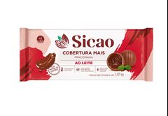 COBERTURA CHOCOLATE AO LEITE SICAO BARRA 1,01KG 