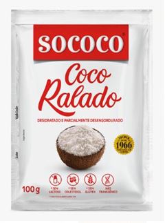 COCO RALADO SOCOCO CAIXA 24X100GR