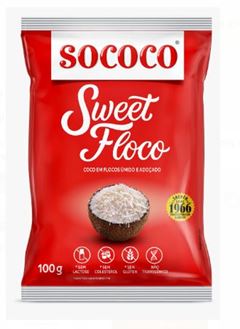 COCO FLOCOS SWEET SOCOCO CAIXA 24X100GR