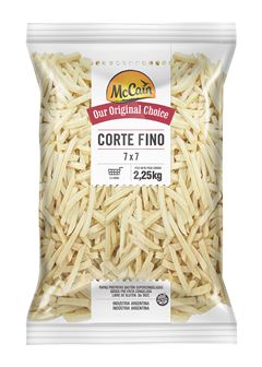 BATATA CORTE FINO 7MM MCCAIN PACOTE 2,25KG