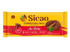 COBERTURA CHOCOLATE FACIL AO LEITE BARRA SICAO 1,01KG