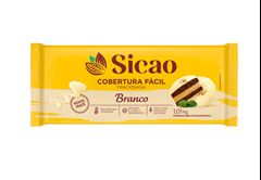 COBERTURA CHOCOLATE FACIL BRANCO SICAO BARRA 1,01KG 