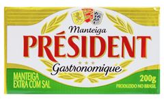 MANTEIGA GASTRONOMIQUE TABLETE C/SAL 200GR  PRESIDENT