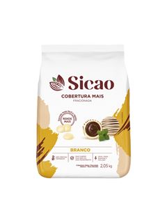 COBERTURA CHOCOLATE BRANCO GOTAS SICAO PACOTE 2,05KG