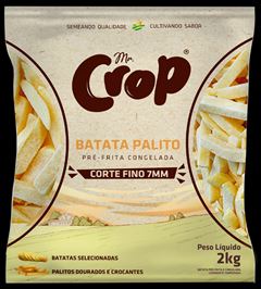 BATATA CORTE FINO 7MM MR.CROP PACOTE 2KG