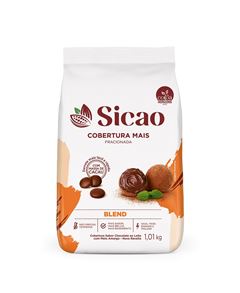 COBERTURA CHOCOLATE BLEND GOTAS MAIS SICAO PACOTE 1,01KG