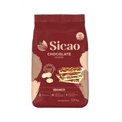 CHOCOLATE NOBRE BRANCO GOTAS SICAO PACOTE 1,01KG