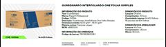 GUARDANAPO INTERF 9,6X20,5 PAPERX PROFESSIONAL CAIXA COM 14400 FOLHAS