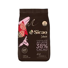 CHOCOLATE AO LEITE 38% GOTAS SELECAO SICAO 1,01KG