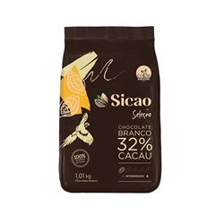 CHOCOLATE BRANCO 32% GOTAS SELECAO SICAO PACOTE 1,01KG