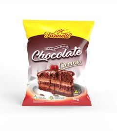 MISTURA DE BOLO CREMOSO CHOCOLATE FARINELLI SACO 5KG