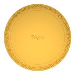 CAKE BOARD REDONDO DOURADO 24CM REGINA PACOTE COM 10 UNIDADES