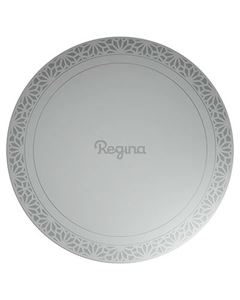 CAKE BOARD REDONDO PRATA 26CM REGINA PACOTE COM 10 UNIDADES