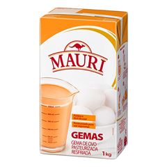 GEMA OVO PASTEURIZADO RESFRIADO MAURI TP 1KG