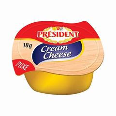 CREAM CHEESE TRADICIONAL PRESIDENT CAIXA COM 120 UNIDADES DE 18GR