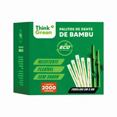 PALITO SACHE EMBALAGEM PLASTICA THINK GREEN CAIXA 2000 UNIDADES