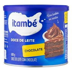 DOCE DE LEITE COM CHOCOLATE ITAMBE LATA 800G